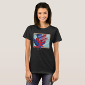 Parrot & Dragon Reflection I Vrouw Eclectus 1 T-shirt (Voorkant volledig)
