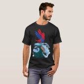 Parrot & Dragon Reflection I Vrouw Eclectus 2 T-shirt (Voorkant volledig)