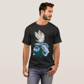 Parrot & Dragon Reflection I White Cocau 2 T-shirt (Voorkant volledig)