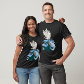 Parrot & Dragon Reflection I White Cocau 2 T-shirt (Unisex)