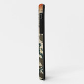 Parrot en bloemen Case-Mate iPhone case (Achterkant/links)