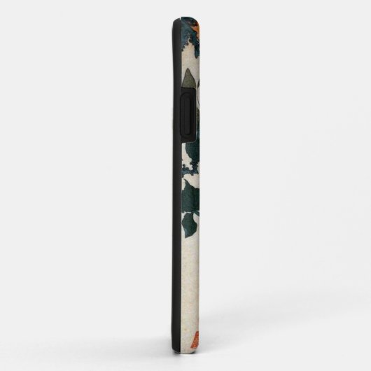 Parrot en bloemen Case-Mate iPhone case (Achterkant/rechts)