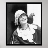 Parrot en Happy Lady 1924 Poster (Voorkant)