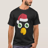 Parrot Face Graphic Kerstparrot Face Costuum T-shirt (Voorkant)