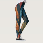 Parrot Feather geïnspireerd ontwerp Leggings (Rechts)
