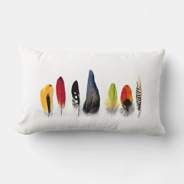 Parrot Feather Pillow Kussen (Voorkant)