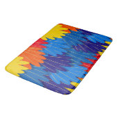 Parrot Feathers Scarlet Macaw Exotic Bird Pattern Badmat (Gekanteld)