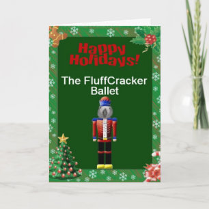 Parrot Fluffcracker Ballet Christmas Cards Feestdagen Kaart