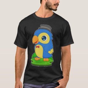 Parrot Gentleman Bow stropdas T-shirt