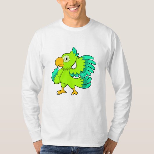 Parrot green t-shirt (Voorkant)
