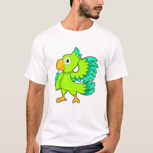 Parrot green t-shirt (Voorkant)
