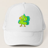 Parrot green trucker pet (Voorkant)