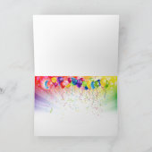 Parrot Happy Birthday Card Kaart (Binnen)