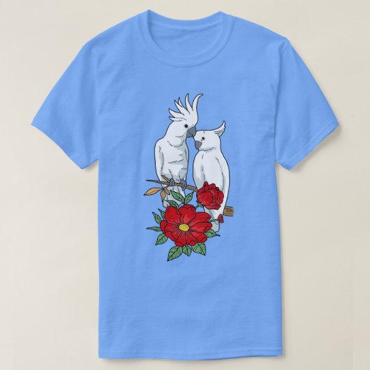 Parrot Hawaii geeft tropische Hawaiian Parrot Gift T-shirt (Design voorkant)