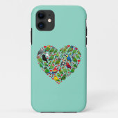 Parrot Heart Case-Mate iPhone Case (Achterkant)