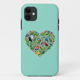 Parrot Heart Case-Mate iPhone Case
