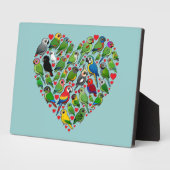 Parrot Heart Fotoplaat (Zijkant)
