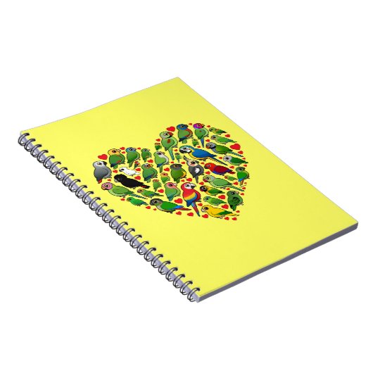 Parrot Heart Notitieboek (Rechterzijde)