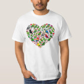 Parrot Heart T-shirt (Voorkant)