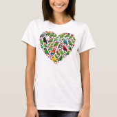 Parrot Heart T-shirt (Voorkant)