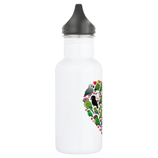 Parrot Heart Waterfles (Links)