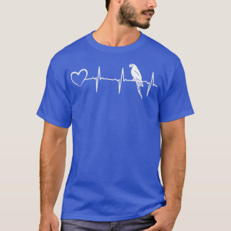Parrot Heartbeat Heart Parrot Bird T-shirt