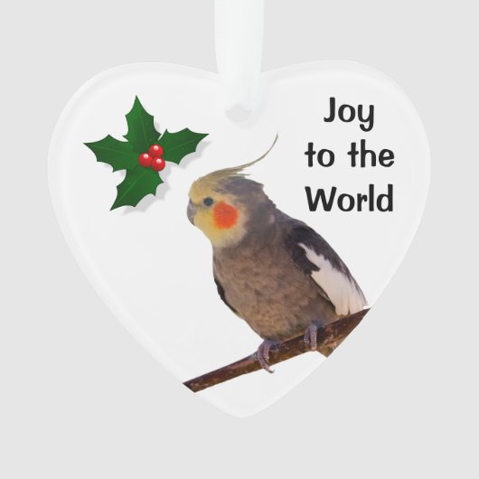 Parrot Holiday Ornament Cockatiel Family (voorkant)