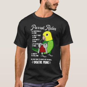 Parrot House Rules Het is mijn dubbele gele heade T-shirt