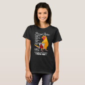 Parrot House Rules Het is mijn I Sun Conure T-shirt (Voorkant volledig)