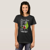 Parrot House Rules Het is Mine I Dusky Conure T-shirt (Voorkant volledig)