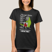 Parrot House Rules Het is Mine I Dusky Conure T-shirt (Voorkant)
