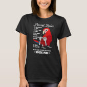 Parrot House Rules Het is Mine I Scarlet Macaw Pre T-shirt (Voorkant)