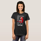Parrot House Rules Het is Mine I Scarlet Macaw Pre T-shirt (Voorkant volledig)