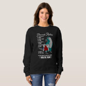 Parrot House Rules Het is Mine I Turquoise Green C Trui (Voorkant volledig)