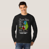 Parrot House Rules It's Mine I Blue-crowned Conure T-shirt (Voorkant volledig)
