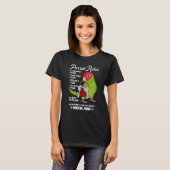 Parrot House Rules It's Mine I Cherry-headed Conur T-shirt (Voorkant volledig)