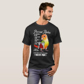 Parrot House Rules It's Mine I Green Cheek Pineapp T-shirt (Voorkant volledig)