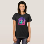 Parrot I Howling Wolf I die Peach face Blue T-shirt (Voorkant volledig)