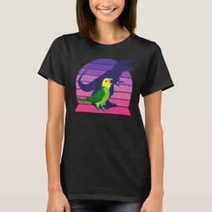 Parrot I Tyrannosaurus Rex I Roomgeel hoofd T-shirt