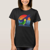 Parrot I Tyrannosaurus Rex I Roomgeel hoofd T-shirt (Voorkant)