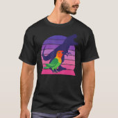 Parrot I Tyrannosaurus Rex I Screaming Fischer's L T-shirt (Voorkant)