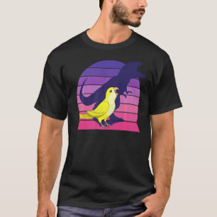 Parrot I Tyrannosaurus Rex I Screaming Yellow Luti T-shirt