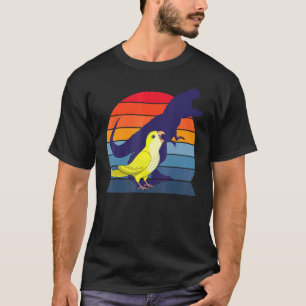 Parrot I Tyrannosaurus Rex I Screaming Yellow Luti T-shirt
