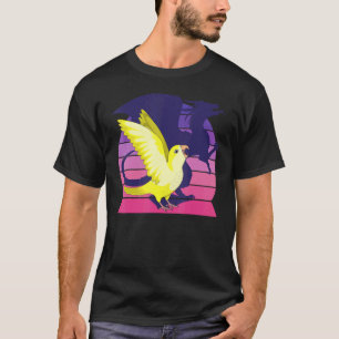 Parrot I Winged Dragon I Screaming Yellow Lutino Q T-shirt