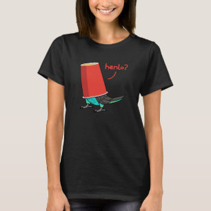 Parrot in een beker Henlo ik bedoel Parrot T-shirt