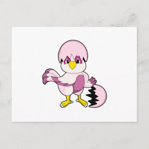 Parrot in eieren met Eggshell.PNG Briefkaart
