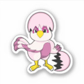 Parrot in eieren met Eggshell.PNG Sticker (Voorkant)