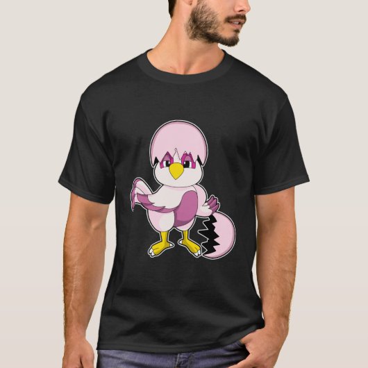 Parrot in eieren met Eggshell.PNG T-shirt (Voorkant)