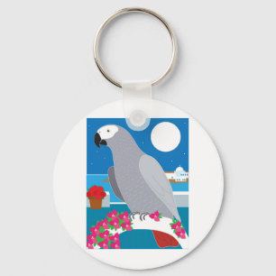 Parrot in het Paradijs Sleutelhanger