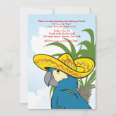 Parrot Invitation Kaart (Voorkant)